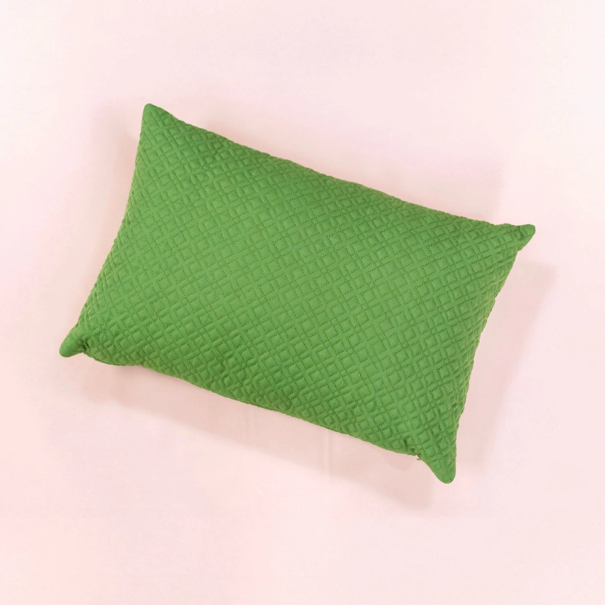 [PRE-ORDER] Green Quilted Pillow Cover Blank