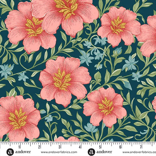 Sparrow Falls - Luscious Garden Deep Prussian
 - A-10387-B