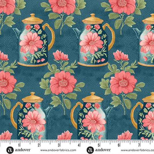 Sparrow Falls - Afternoon Tea Deep Prussian - A-10390-B