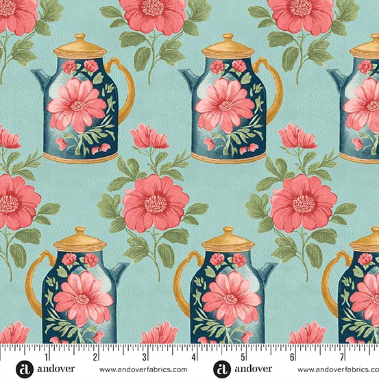 Sparrow Falls - Afternoon Tea Teapot Blue - A-10390-B1