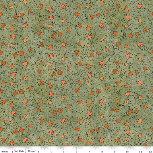 Pumpkins Green - Spooky - C17575-GREEN