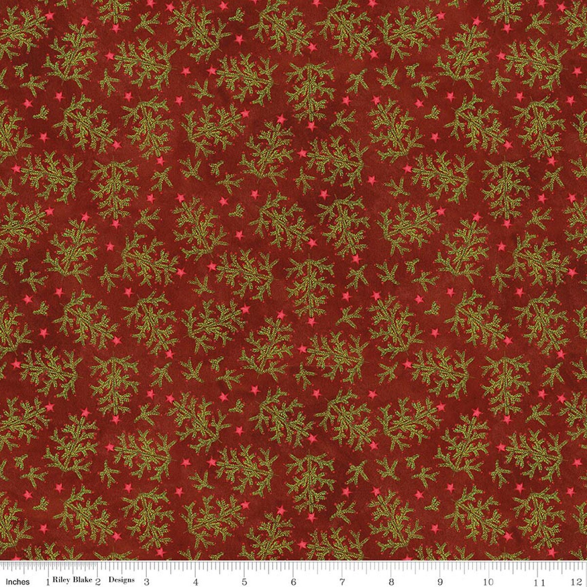 Northern Christmas - Whimsical Trees Red - C17832-RED