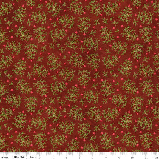 Northern Christmas - Whimsical Trees Red - C17832-RED