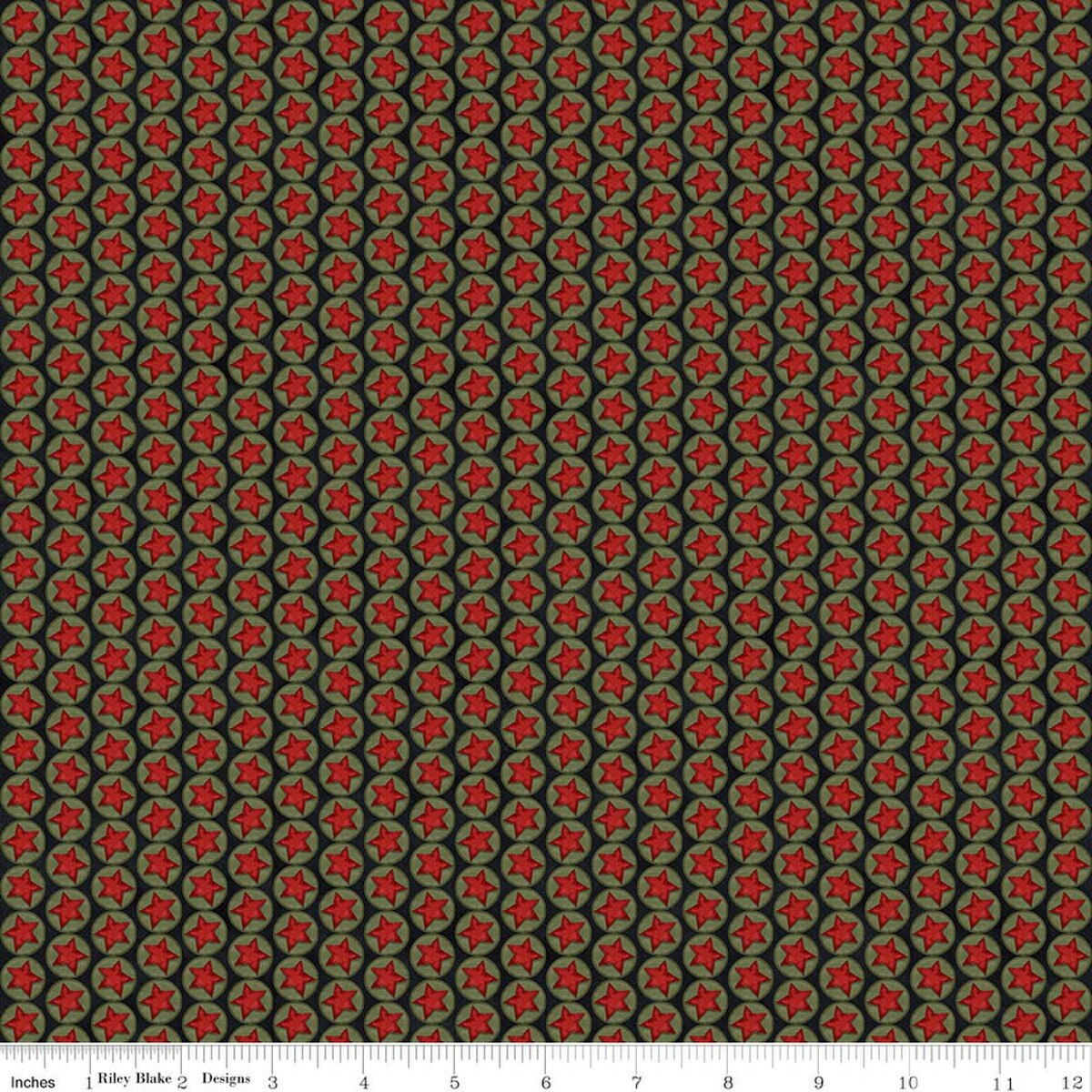 Northern Christmas - Stars Black - C17834-BLACK