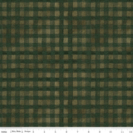 Northern Christmas - Buffalo Check Green - C17835-GREEN