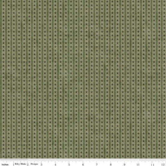 Northern Christmas - Star Stripes Green - C17836-GREEN