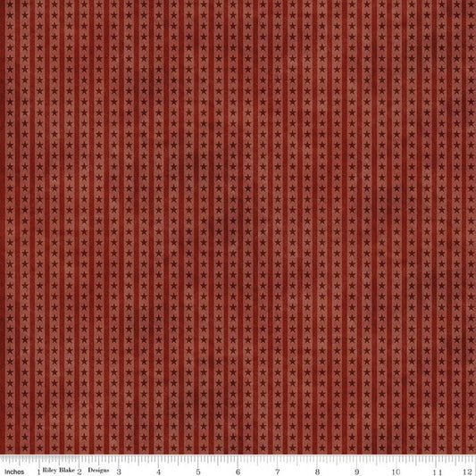 Northern Christmas - Star Stripes Red - C17836-RED