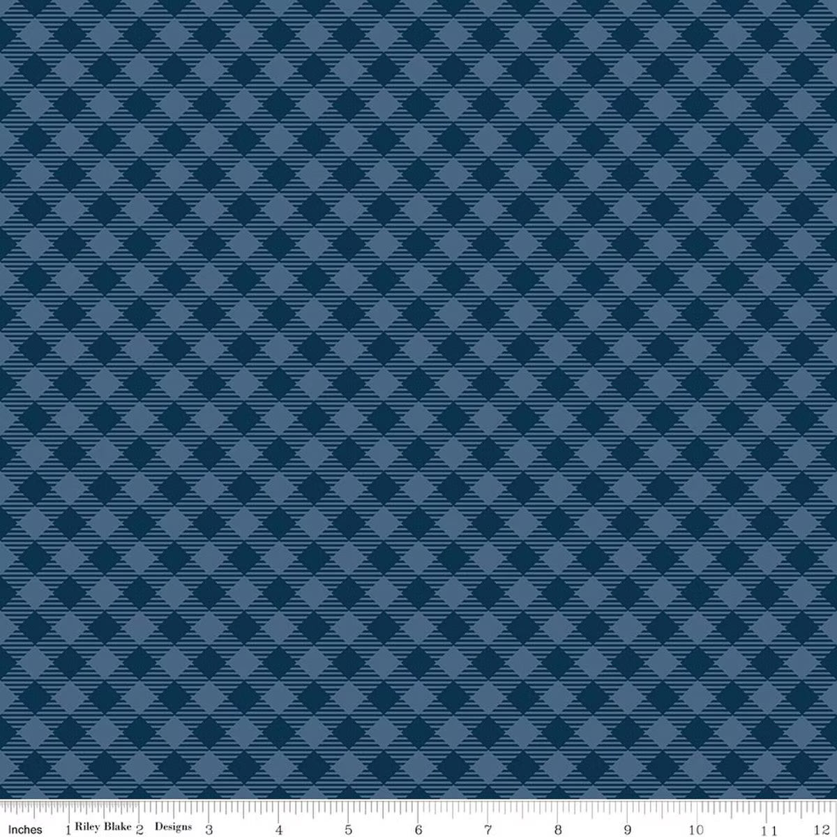 Denim & Daisy - Gingham Oxford Blue - C18132-OXFORDBLUE-RB