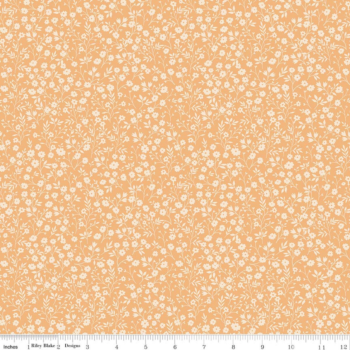 Harvest on the Prairie - Ditsy Marmalade - C18283-MARMALADE