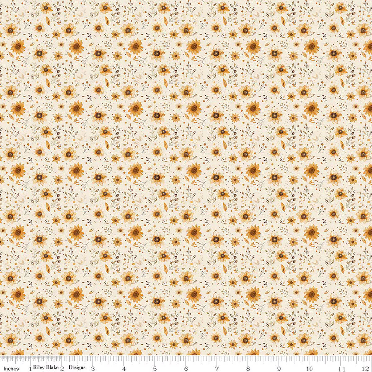 Harvest on the Prairie - Sun Floral Cream - C18284-CREAM