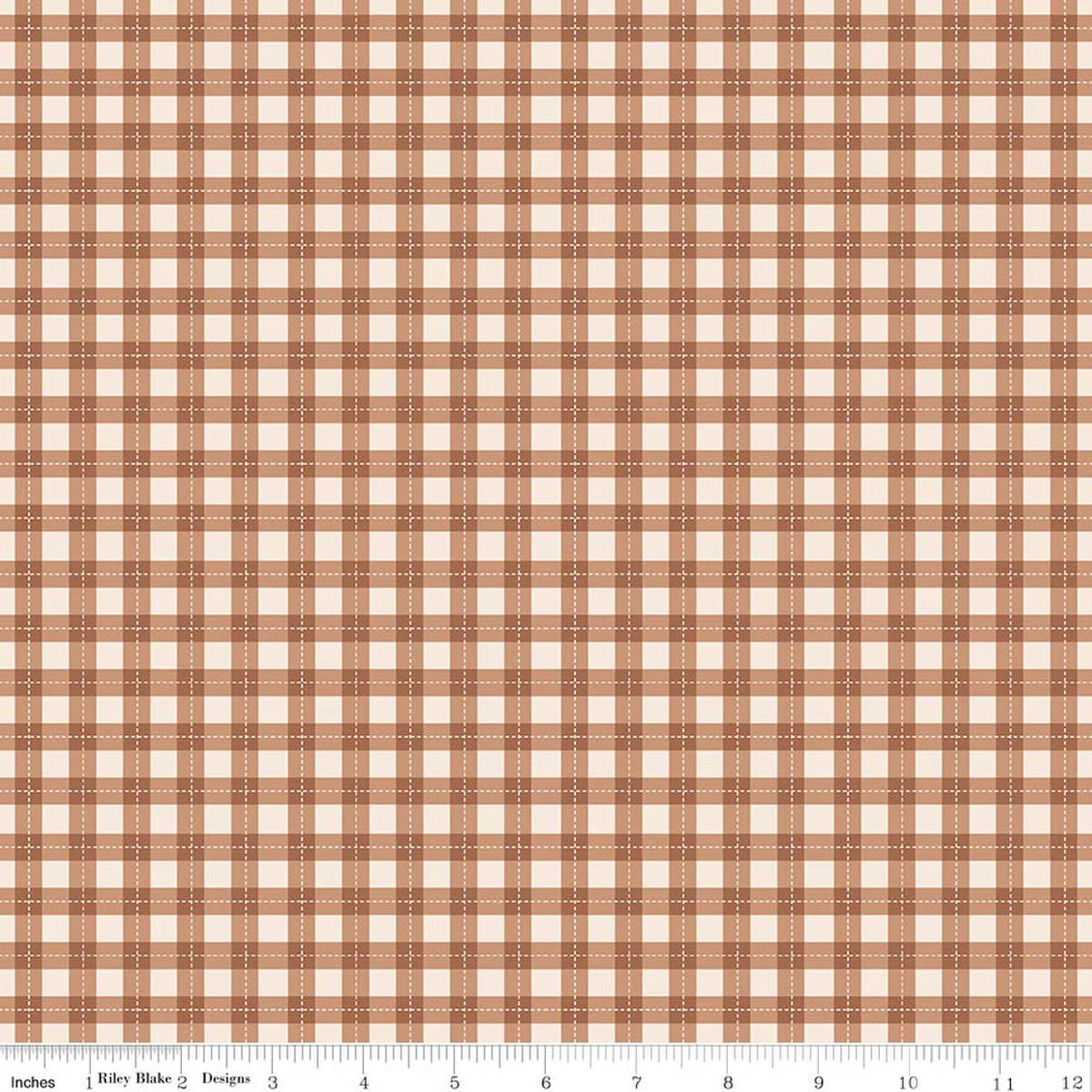 Harvest on the Prairie - Plaid Brown - C18288-BROWN
