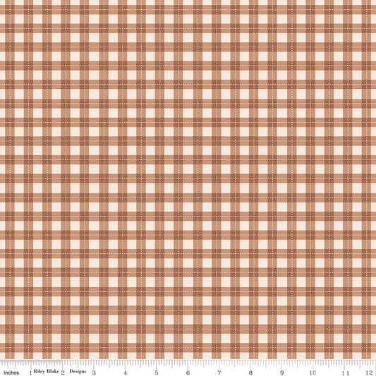 Harvest on the Prairie - Plaid Brown - C18288-BROWN