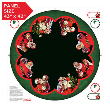 Coca-Cola Christmas - Treeskirt Panel - CC1012-10
