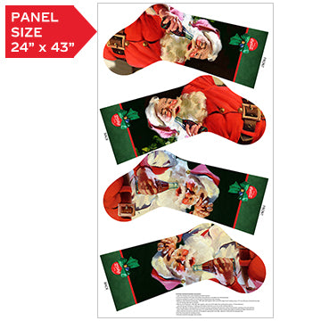 Coca-Cola Christmas - Stocking Panel - CC1013-10