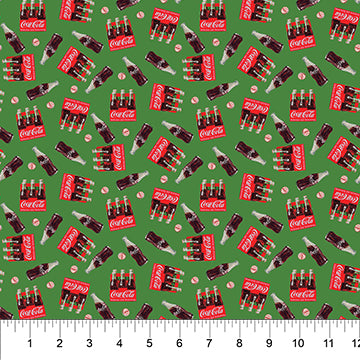 Coca-Cola Christmas - Tossed Crate Green - CC1016-75