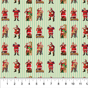 Coca-Cola Christmas - Santa Stripe Green - CC1020-74