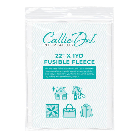 Callie Del Fusible Fleece - 22" x 1 yd
