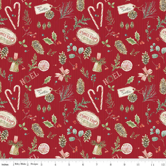 Holiday Spirit - Christmas Toss Red - CD17461-RED