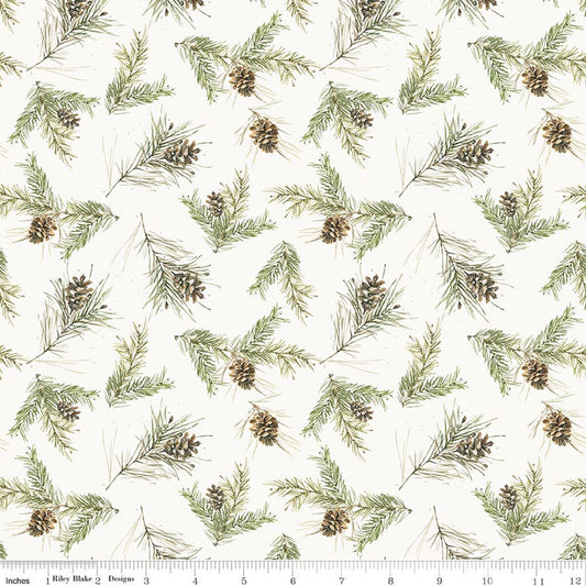 Holiday Spirit - Pinecones Cream - CD17464-CREAM
