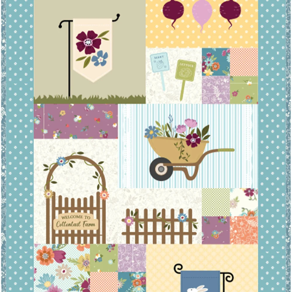 [PRE-ORDER] Cottontail Farm Ladder Quilt - Embroidery Designs