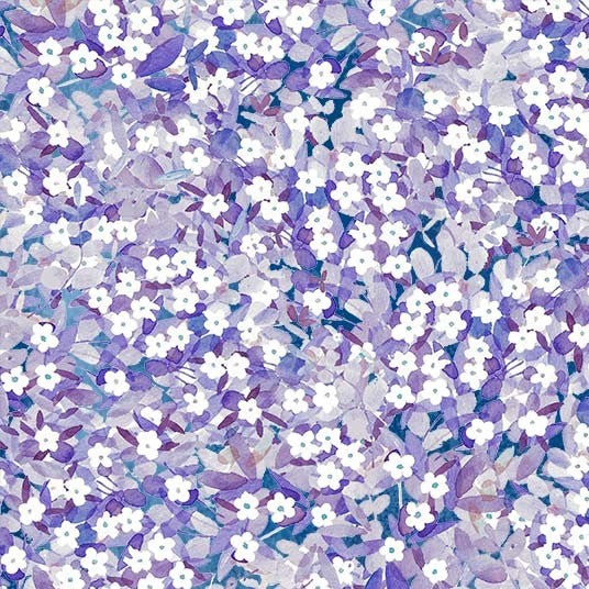 Blue Allium - Waltz in Bloom Grape - DDC12851-GRAP-D