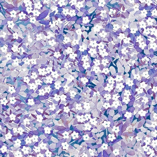 Blue Allium - Waltz in Bloom Grape - DDC12851-GRAP-D