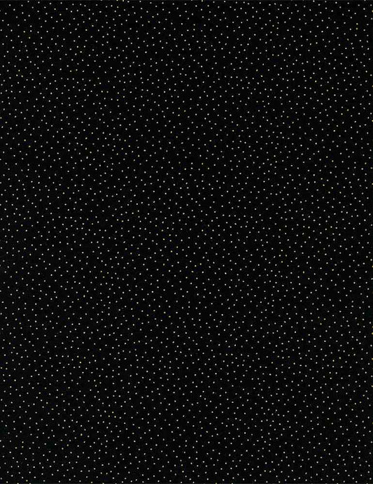 Metallic Pin Dots - Black - DOT-CM9528