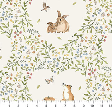 Woodland Heart - Cream Multi - DP28720-11