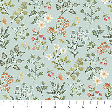 Woodland Heart - Floral Blue Multi - DP28724-42