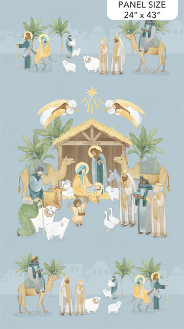 The Nativity - Nativity Panel Blue Multi - DP28990-42