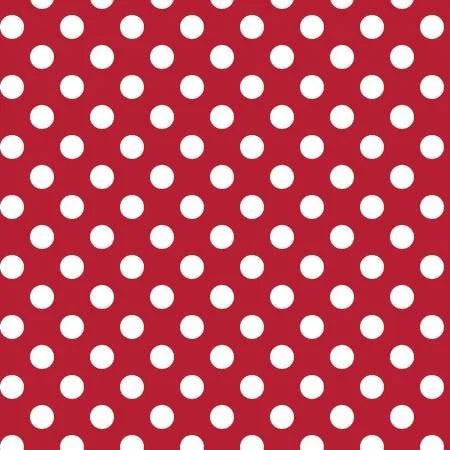 Kimberbell Basics - Red Large Dots - MAS8216-R