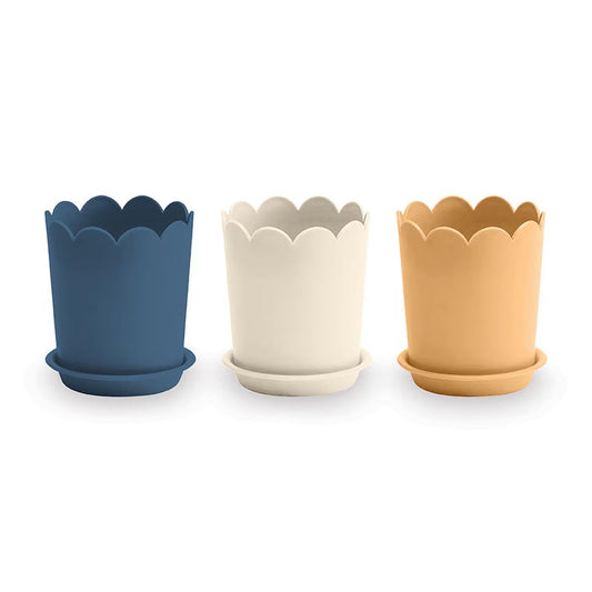 Denim & Daisy Flower Pots