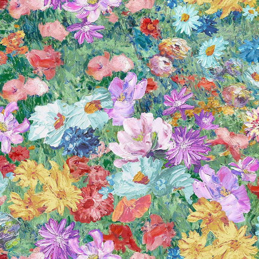 Impression - Multi Floral - FLEUR-CD4191 GREEN