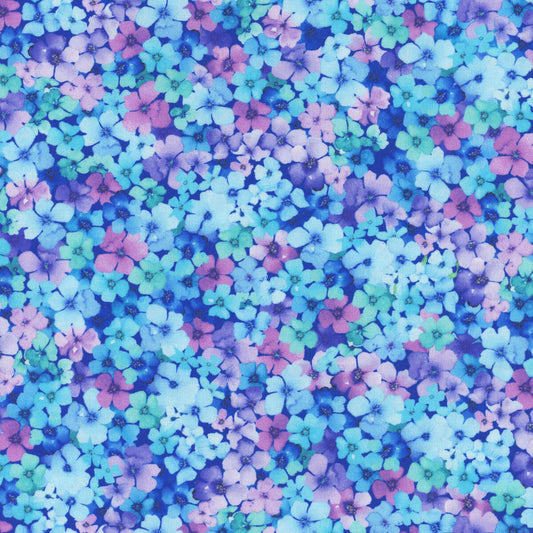 Bellagio - Small Packed Flowers - FLORA-CD3585 MULTI