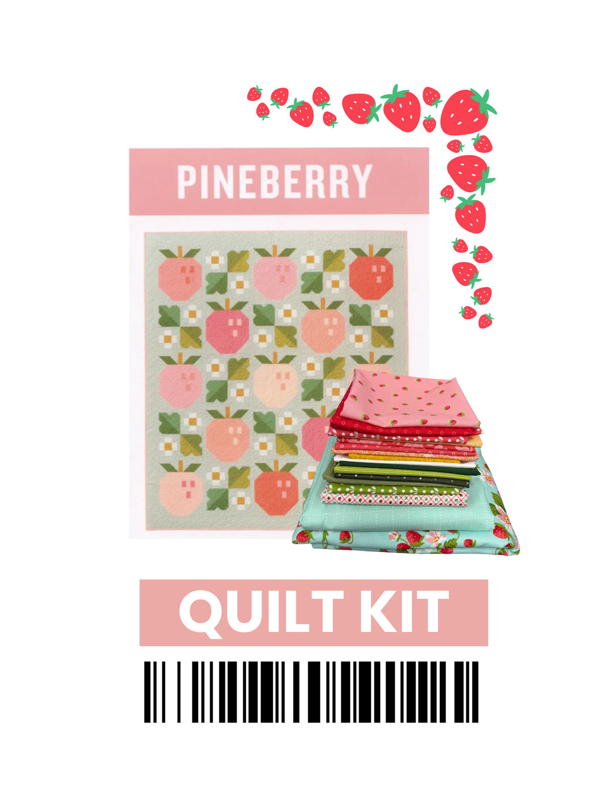 Pineberry Quilt Kit