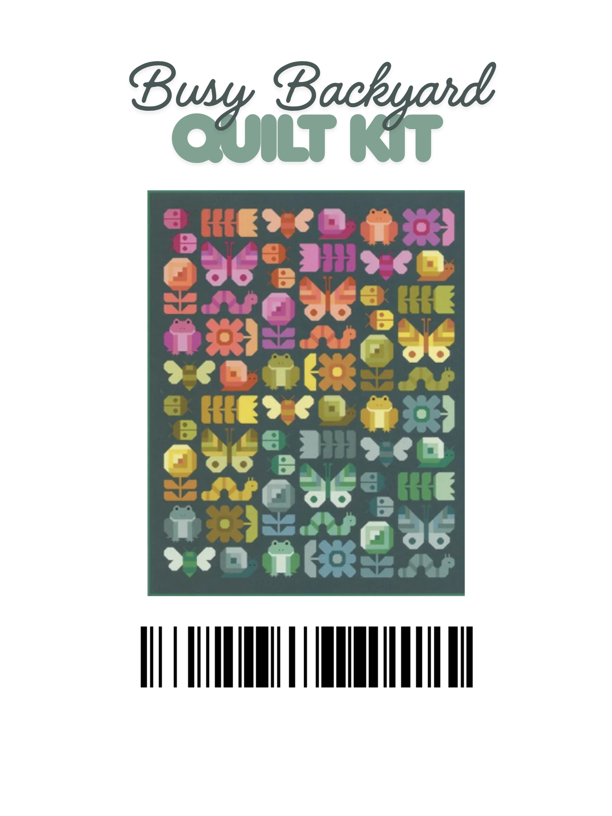Busy Backyard - Large Quilt Kit
