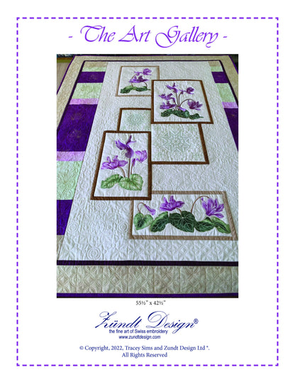 The Art Gallery - Block of the Month Embroidery Designs