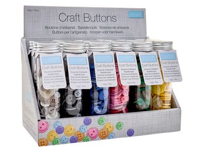 Craft Buttons - Bright