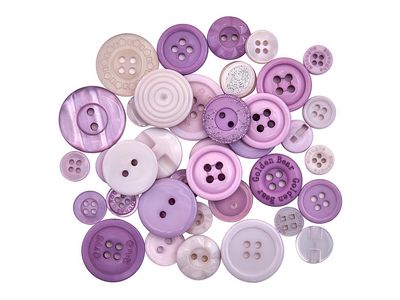 Craft Buttons - Pastels