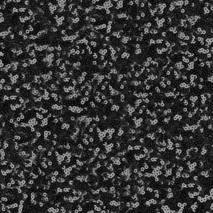 Black Sequin Fabric - 1 Yard Cut
