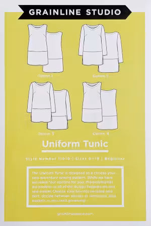 Uniform Tunic - Sizes 0-18 - Grainline Studio