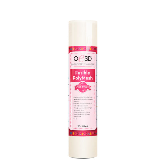 Fusible Polymesh CutAway - 15" x 10 yds