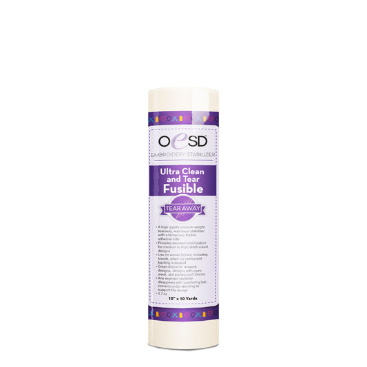Ultra Clean & Tear Fusible - 10" x 10 yds
