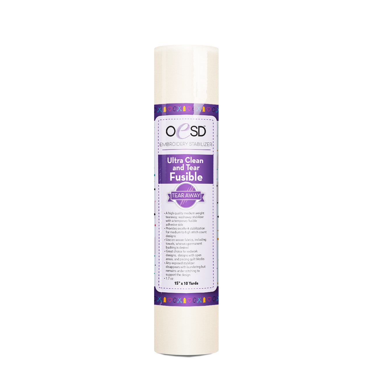 Ultra Clean & Tear Fusible - 15" x 10 yds