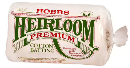 Heirloom Premium Cotton Blend Batting - 45" x 60"