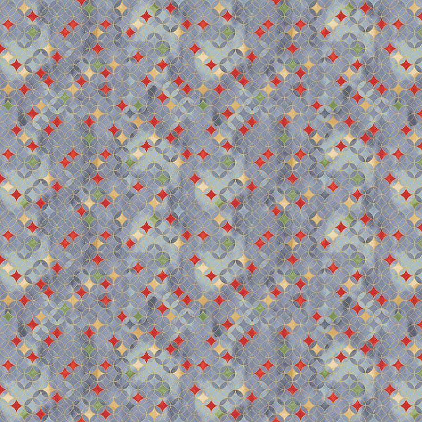 Imperial Bloom - Wedding Ring Geo Metallic - IMPERIAL-CM4383  GREY