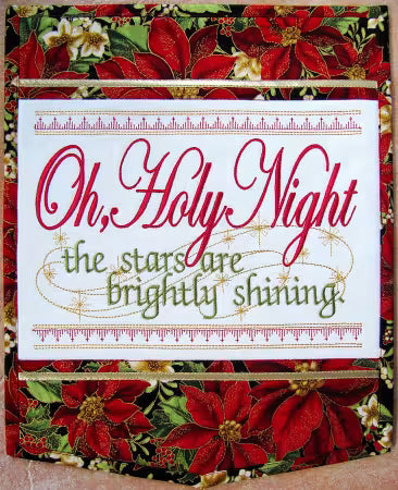 Most Wonderful Time of the Year - Machine Embroidery - Download Code