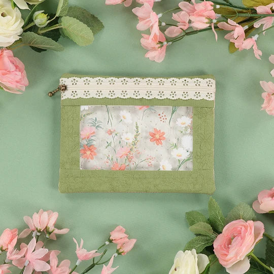 Peek-A-Bloom Zipper Pouches (Redemption Card)