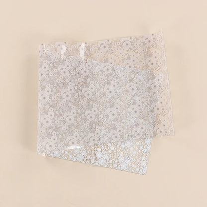 White Petal Printed Vinyl