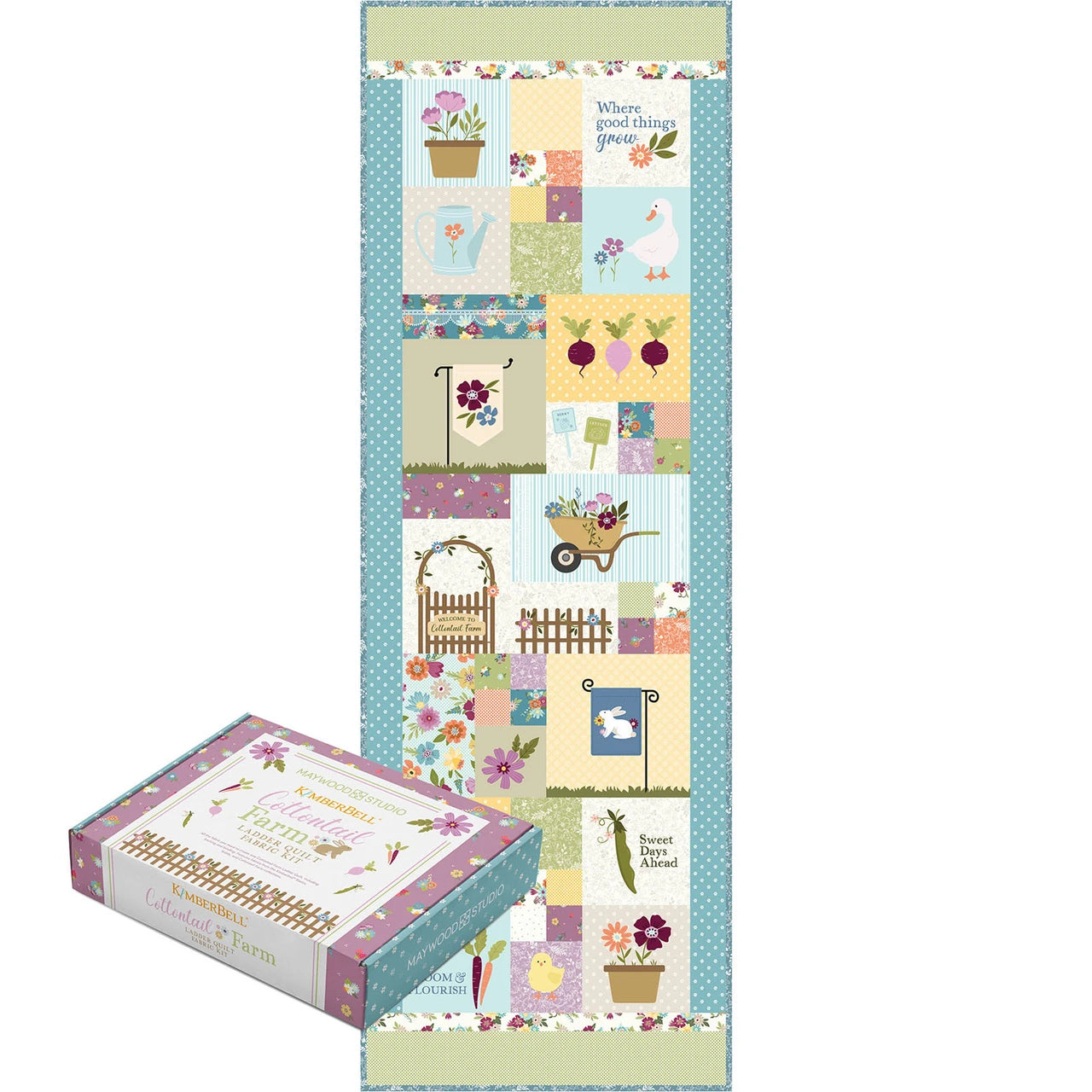 [PRE-ORDER] Cottontail Farm Ladder Quilt Fabric Kit